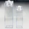 Magazzino degli Stati Uniti Bicchieri trasparenti in acrilico da 17 once Bicchieri per il latte senza BPA Coperchi Paglia Doppia parete Bottiglie d'acqua da viaggio portatili a doppia parete isolate sottovuoto