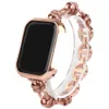 Bands Watch Vintage Metal Chain Sangle pour Watch Series 6 5 4 SE Bands avec adaptateur Connecteur Remplacement du bracelet Iwatch Watchband DropShipping 240308