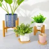 Wooden Planter Pot Trays Flower Rack Strong Free Standing Bonsai Holder Garden Indoor Display Plant Stand Shelf Home Decor Planters & Pots