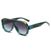 Óculos de sol Escudo de moda para mulheres viajar vintage enorme sol óculos homens uv400 hip hop hop óculos preto