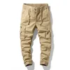 Nuevos pantalones Cargo de algodón para hombre de alta calidad primavera 2021 moda Joggers hombres ropa pantalones sólidos pantalones casuales ropa masculina Y0927