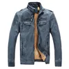 Men's Jackets Real Leather Jacket Coats Blue Brown Black Fur Mens Clothing Genuine Vintage Coat Dropship