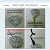 Tiffany Luxe Bloem Opknoping Kunst Lampen Home Decor Loft Stijl Kleurrijke Lamp 60 * 60cm Wide en High Hand Blown Glass Turkije Design Murano Lights Sconce