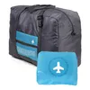 Duffel Çanta Wateproof Katlanabilir El Seyahat Çantası Unisex Suit Naylon Çanta Rahat Organizatör Uçak Depolama Taşınabilir Küçük Bagaj