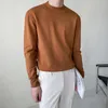メンズセーター2021ライト成熟した半分のハイネック秋の韓国のバージョントレンド長袖ボトムドビジネスカレッジファッション