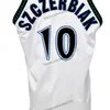 Nikivip Custom Retro Wally Szczerbiak #10 College Basketball Jersey Men's Stitched White Blue Black Any Name Number Size S-4XL Vest Jerseys