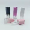 5 ml Degrade Renkli Lipgloss Plastik Şişe Konteynerler Boş Temizle Dudak Parlatıcısı Tüp Eyeliner Kirpik Konteyner DH8587