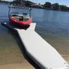 Luftkudde uppblåsbara Y Form Drop Stitch Pontoon Uppblåsbara Yacht Platform Dock för båt Parkering Flytande Jet Ski med Pum