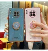 Constellation Cell Phone Titulares Anel Buckle Rosa Rosa Montagens de Ouro Suporte Plating TTWelve Astrolabe Rodada Epoxy Dedo Holder 5 Cores