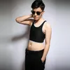 Kadın şekillendirme Kadınlar Lesbian Les FTM Göğüs Şekillendirici Büstiyer Meme Bağlayıcı Yelek Tomboy Kısa Korse Tank Tops Cosplay Iç Çamaşırı Trans