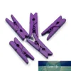 20PCS Clips Pegs Mini clips de madera de colores para clips de fotos Pinza para la ropa Decoración artesanal 25 mm x 4 mm Precio de fábrica Diseño experto Calidad Último estilo Estado original