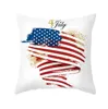 The latest 45X45CM pillow case, American Independence Day pattern style selection, textured home furnishing cushions, support custom logo