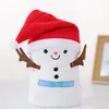 Domowe koce kreskówki Santa Claus Elk Snowman Christmas Pig Hat Flanel Koc Boże Narodzenie Kreatywne prezenty