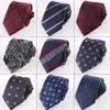 Groom Tie Fashion Jacquard 7cm TIES Men Angleterre ACCESSIONNANTS DE LUXE COLIE DE LUXE STRIFFER