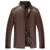 2021 abbigliamento in pelle giacca di pelle da uomo cappotto marrone giacca di pelle genuina cappotto casual da uomo Primavera e Autunno 220211