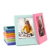 Mini kleurrijke DIY magnetische fotolijst koelkast koelkast magneet foto frame voor het houden van 3 inch foto's