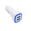 5V 21A Dual USB Ports LED Light Car Charger Adapter Universal Charing för iPhone Samsung S7 HTC LG Cell Phone1004575