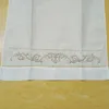 Set of 12 Handkerchiefs White Linen Tea Towel 14"x22" Cloth Guest Hand Dish Kitchen Bathroom Towels