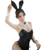 Seishun Buta Yarou wa Bunny Girl Senpai no Yume wo Minai Cosplay Costume di Halloween per ragazze Sexy Cute Bunny Faux Leather Rabbit X0626