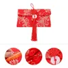 Prezent owinąć 2 sztuk rok czerwone koperty chińskie festiwal pieniądze torby dla dzieci
