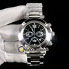 42mm Pasha De W31089M7 Watches White Dial Miyota Quartz Chronograph Mens Watch Stopwatch Stainless Steel Bracelet HWCR HelloWatch7437638