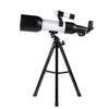 Eyebre 120x Télescope astronomique professionnel HD pour enfants Vision nocturne à faible luminosité Observation des étoiles dans l'espace profond avec trépied - Noir blanc