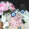 Party Decoration 30 Evil Eye Sticker Decals Champagne Glass Cups Stickers Protection Candle Decorations ( Not Include)