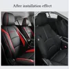 Anpassade bilstolskydd för Mazda 3 Cars Protector Cover High Quality Leather Automobiles Luxury Non-Slip Auto Accessories332p