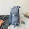 Högkapacitet kvinnors ryggsäck kawaii bokväska för flickor pojkar söta skolväskor vattentät kvinnlig bärbar dator 15 mochila303s