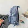 Высокая емкости Женский рюкзак Kawaii Bookbag для девочек Мальчики Симпатичные Школьные Сумки Водонепроницаемый Самкой Ноутбук 15 Мочела