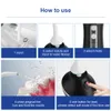 Professional Oral Irrigator For Teeth Portable Rechargeable Water Flosser Black 300ml Tank Household