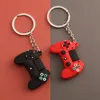 4Pcs Durable PVC Video Controller Handle Pendant Keychain Player Keyring Game Supplies Fashion Jewelry UnisexE