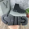 2021 Sock Shoe Speed ​​Trainers Casual Sneakers Soft High Cut Socks Race Mode Zwart Mannen Jurk Schoenen Dames Tennis 36-45