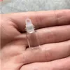 11*22*7mm 1ml Mini Transparent Clear Glass Bottles With Sealing Rubber Cover Empty Vials Jars Wishes 100pcs/lotgood qty