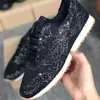High Latest Women Shoes Quality Silver Spring Sneakers Chic Sequins Casual Sports Shoe non-slip Rubber Outsole Size 35-43 001