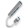 4 i 1 nav Type-C 3.1 till USB 3.0 2.0 Dockningsstation Multi splitter Adapter OTG för Notebook PC Datortillbehör XBJK2105