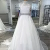 작은 미스 미인 대회 드레스 청소년 주니어 유아 2022와 케이프 흰색 라일락 오간자 긴 어린이 1st Communion Gown Crystals Stra297n