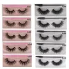 3D Mink rzęsy Hurtownie Mieszanka Styl Miękkie Naturalne Faux Włosy Fałszywe Fake Eye Lashes Extension Makijaż Narzędzia 8 rodzajów serii dla opcjonalnych