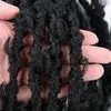 Schmetterlings-Locs-Haar-Distressed-Extensions, 18 Zoll, vorgeschlungen, Ombre-Käfer, gepunktete Knoten, Häkelnadel, weiches, federndes Band, das natürlich aussieht