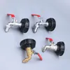 Equipamentos de rega Engrossar o adaptador de tanque de bronze ibc 1/2 '' 3/4 '' de alta qualidade Jardim Mangueira Torneira Válvula de Irrigação Acessórios