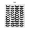 Handmade Reusable 20 Pairs Mink False Eyelashes Set Thick Long Curly Crisscross 3D Fake Lashes Extensions Soft & Vivid With Pink Packing Box 10 Models Available DHL