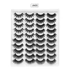 Handmade Reusable 20 Pairs Mink False Eyelashes Set Thick Long Curly Crisscross 3D Fake Lashes Extensions Soft & Vivid With Pink Packing Box 10 Models Available DHL