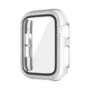 Apple Watch 7/6/5 / SEのためのスクリーンプロテクターが付いている険しいダイヤモンド保護ケース