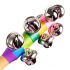 2021 Rainbow Rattles Color Baby Spädbarn Utbildning Early Education Toys Exercise Children's Wrist ARM Hand-Eye Coordining Ability