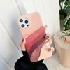 IMD Paiting Leaf TPU Custodie telefoniche per iPhone 12 11 PRO PROMAX X XS MAX 7 8 PLUS Custodia Cassa Cover Cool Cool