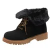Boots Snow Women Keep Warm Women's Lace-Up Shoes Woman Soft Fashion Female Botas Mujer Winter Ladies Plus Size