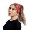 Çiçek Geniş Kafa Bantları Streç Spor Yoga Sport Ter Bandı Hood Head Band Saç Band Kadınlar İçin ve Sandy