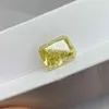 メイシジアの放射カット9x11mm 5 CTS ESTの鮮やかなファンシー黄色のモワッサナイトダイヤモンドPirce for Ring