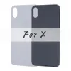 Per iPhone 12 11 8 Plus x Xs Max batteria in vetro batteria ricambio ricambio copertura posteriore grande foro foro con adesivi