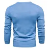 O-neck Pullover Men's Sweater Casual Solid Color Warm Sweater Men Winter Fashion Slim Mens Sweaters 11 Colors 211018